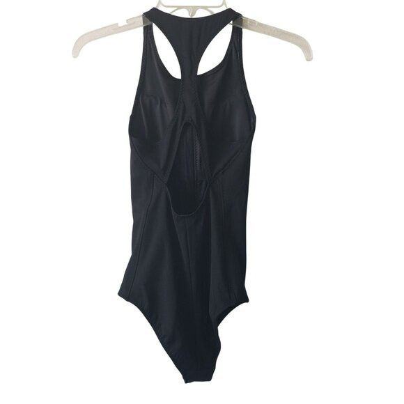 Fabletics High Tide Zip-Front One-Piece Swimsuit Black Classic XS - Picture 4 of 11